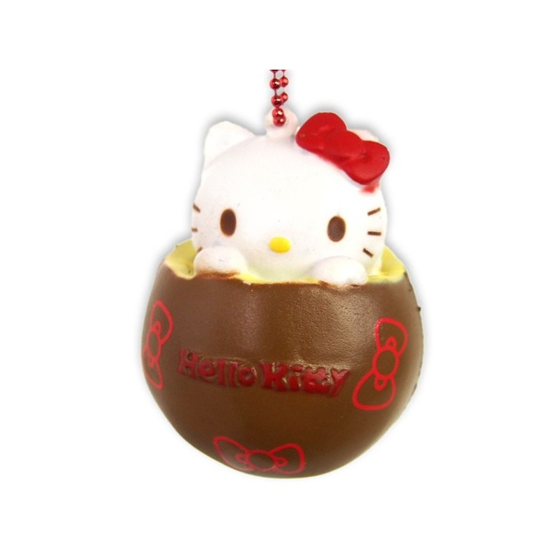 Hello Kitty Squishy Mascot Chocolate Red The Kitty Shop