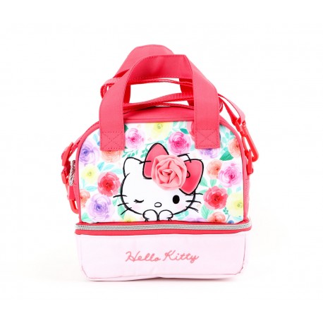 Hello Kitty Lunch Handbag: Floral - The Kitty Shop