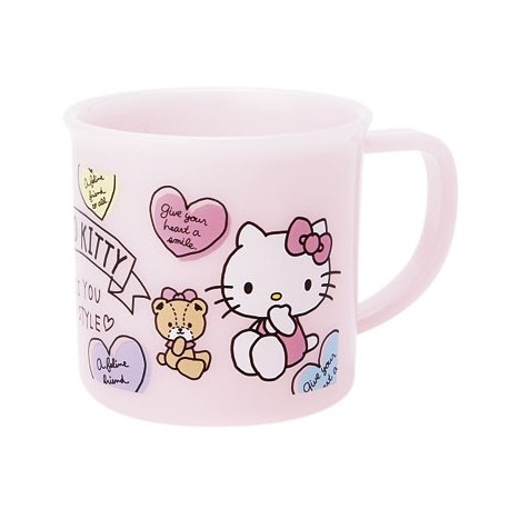 Hello Kitty Plastic Cup: Heart - The Kitty Shop