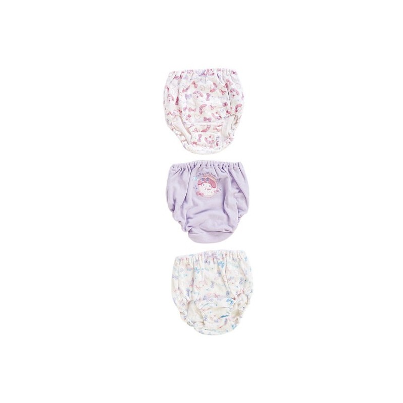 My Melody 3 Pk Panties: 100 Rosette - The Kitty Shop