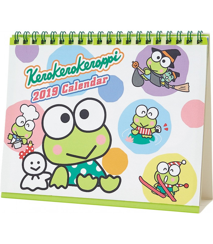 Keroppi Desk Calendar: 2019 - The Kitty Shop