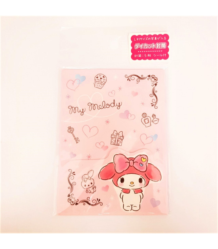 My Melody D-Cut Envelope: - The Kitty Shop