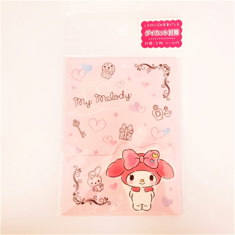 My Melody D-Cut Envelope: - The Kitty Shop