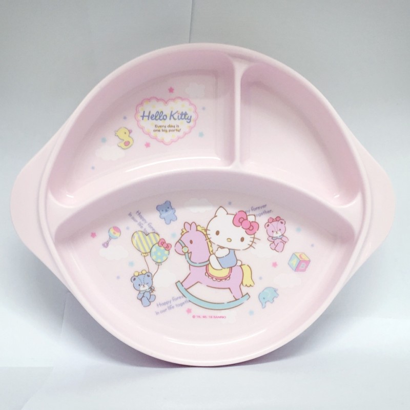 Hello Kitty Plastic Plate: Rockinghorse - The Kitty Shop