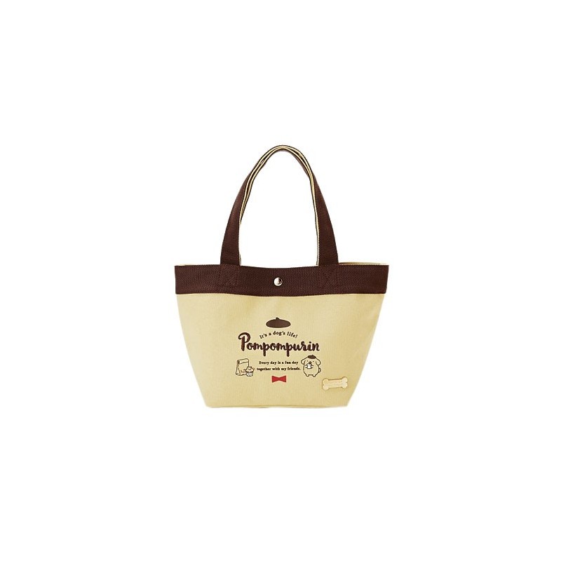 Pompompurin Canvas Mini Tote Bag: Bread - The Kitty Shop
