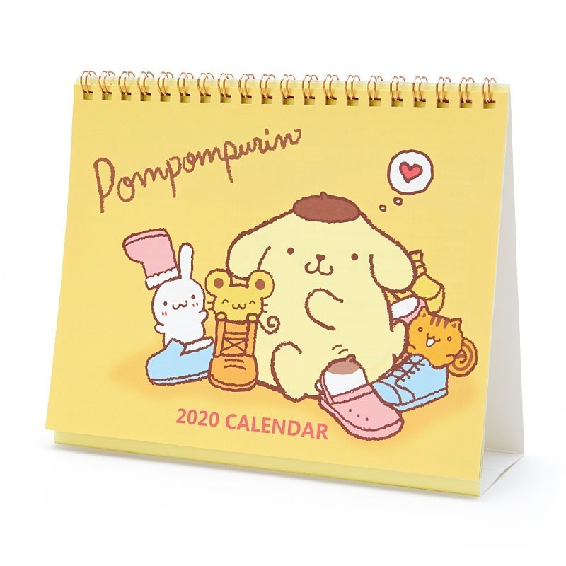 Pompompurin Desk Calendar 2020 The Kitty Shop