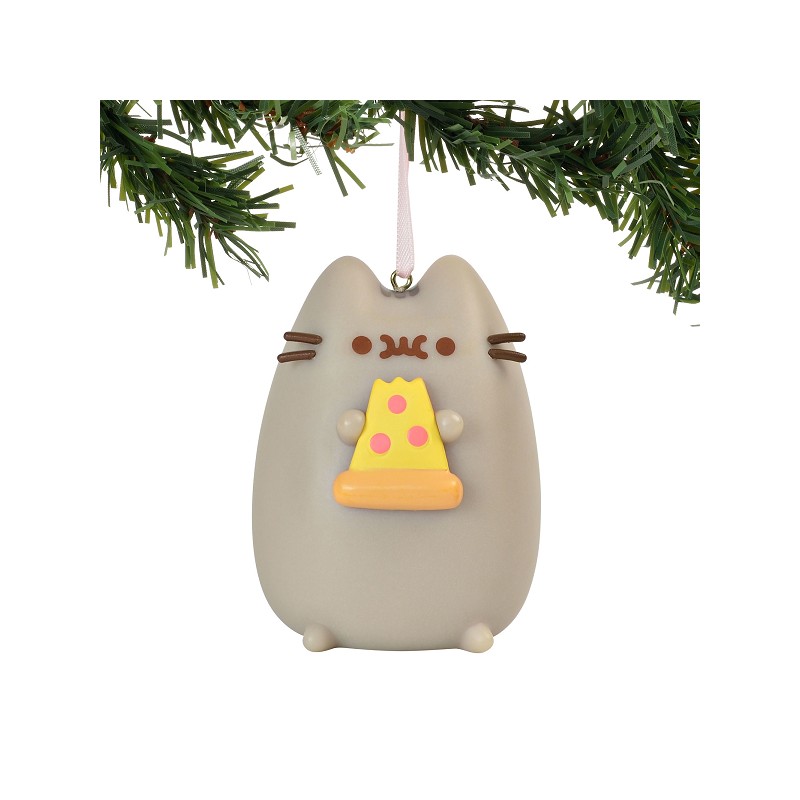 Pusheen Pvc Hanging Ornament I Love Pizza The Kitty Shop