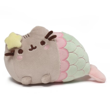 pusheen cat mermaid plush