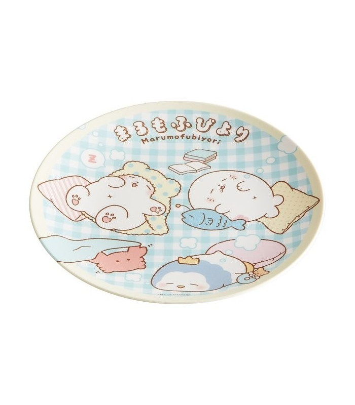 Marumofubiyori Melamine Plate - The Kitty Shop