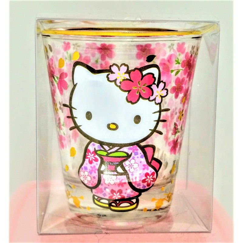 hello kitty shot glass set