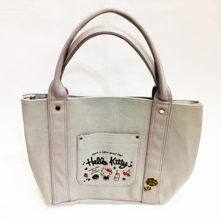 hello kitty canvas tote bag