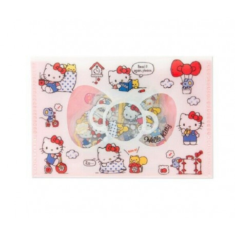 Hello Kitty Flake Stickers: Ribbon - The Kitty Shop