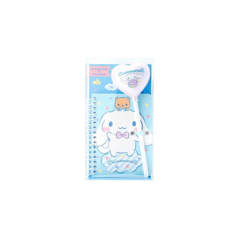 Cinnamoroll Spiral Notebook & B-Pen - The Kitty Shop