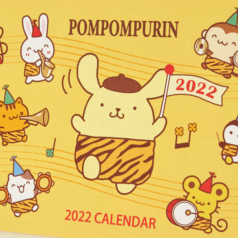 Pompompurin Desk Calendar 2022 The Kitty Shop