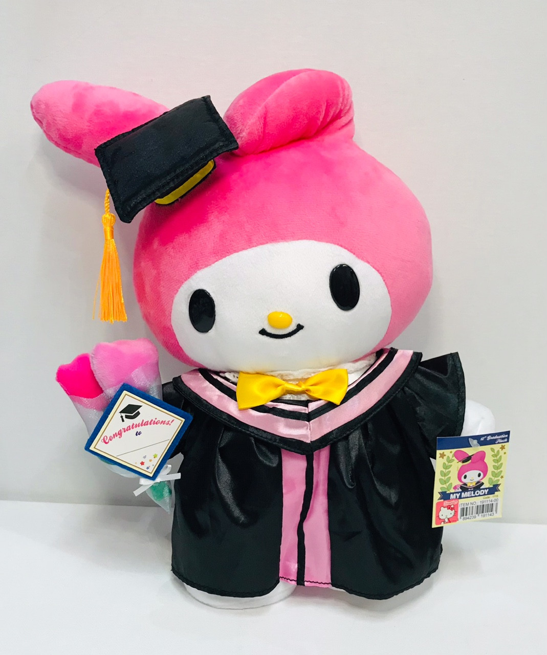 my melody graduation plush