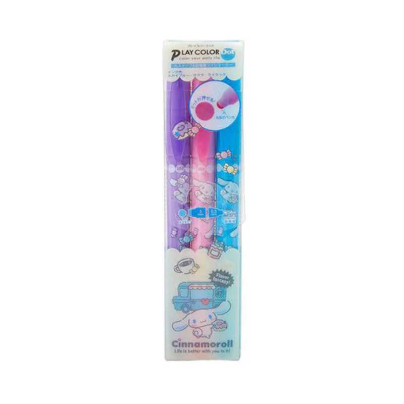 Cinnamoroll Felt-Tip Pens Set: 3C - The Kitty Shop