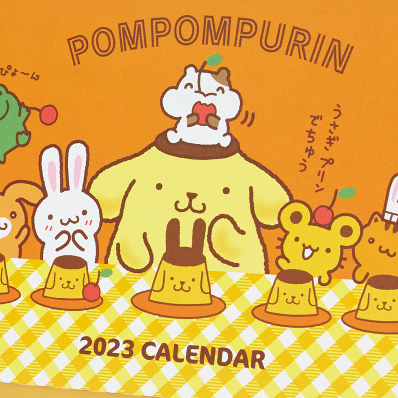 Pompompurin Desk Calendar 2023 The Kitty Shop