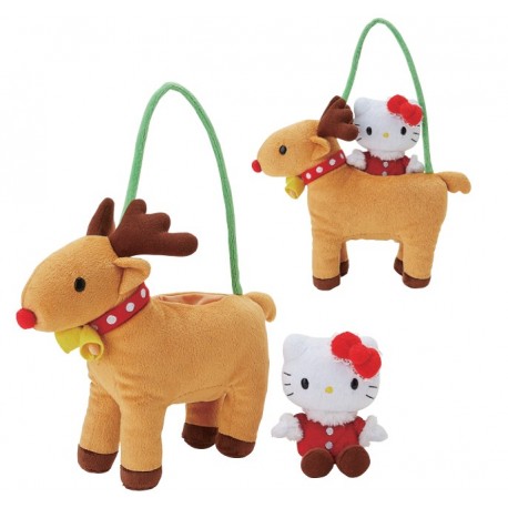 reindeer cat plush