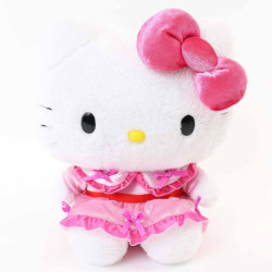 Hello Kitty 12 Inch Plush Pink Dress