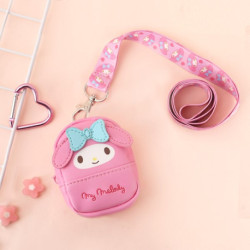 My Melody Earbuds/Earphones Pouch with Lanyard