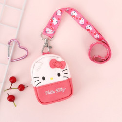 Hello Kitty Earbuds/Earphones Pouch with Lanyard