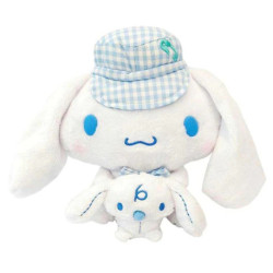 Cinnamoroll 8 Inch Plush Cinnamoroll And Milk Gingham Hat