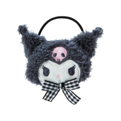 Kuromi Plush Hair Tie : Face