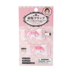 My Melody Hair Clip: Quilt Ribbon