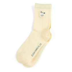 Pochacco Ankle Socks: Embroidery