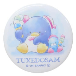 Tuxedosam Sanrio Charactors Can Badge Pin Japan Made