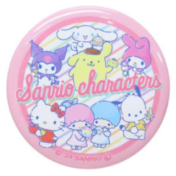 Assorted Characters Sanrio Charactors Can Badge Pin Japan Made