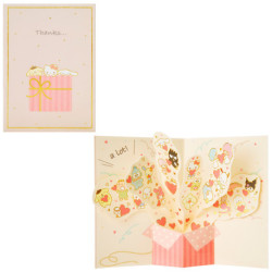 Assorted Characters Birthday Greeting Message Card : Ty221-3