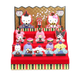 Assorted Characters Birthday Greeting Hinamatsuri Card: Jhn 13-3