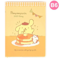 Pompompurin Planner / Diary: B6 Frame 2025