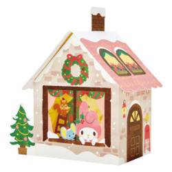 My Melody Christmas Card: 3D House Jx 75-4