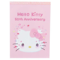 Hello Kitty A6 Memo Pad 50th Anniversary