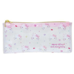 Hello Kitty Clear Pen Pouch 50th Anniversary