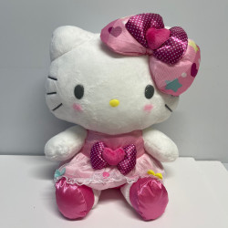 Hello Kitty 12 in Plush Girly Ribbon