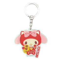 My Melody Acrylic Keychain - Lucky Cat