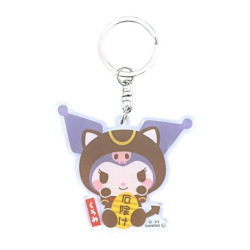 Kuromi Acrylic Keychain - Lucky Cat