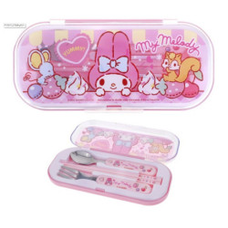 My Melody Kids Cutlery Set (Chopsticks, Spoon, Fork)