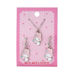 My Melody Necklace & Earrings Set: