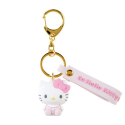 Hello Kitty Key Ring With Plastic Mascot: Baby