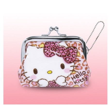 hello kitty leopard purse