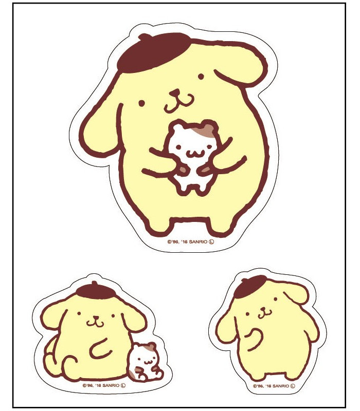 Pompompurin Stickers - The Kitty Shop