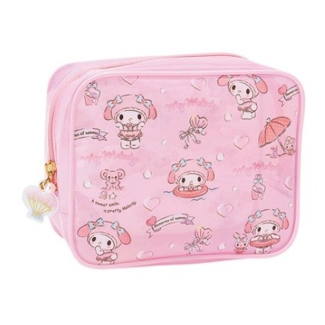 My Melody Vinyl Pouch: Vacation - The Kitty Shop