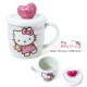 Hello Kitty Heart Lid Mug