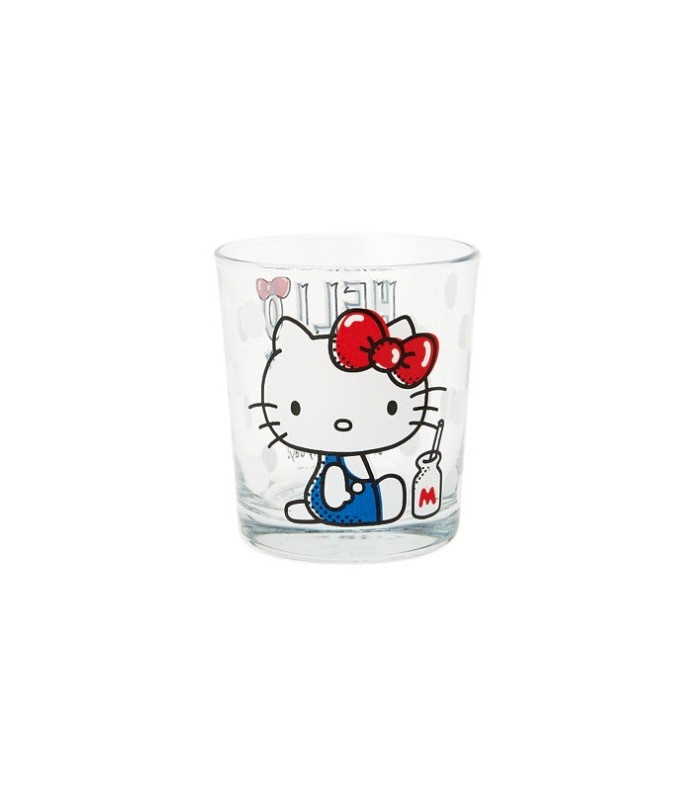 Hello Kitty Drinking Glass: Sitting - The Kitty Shop