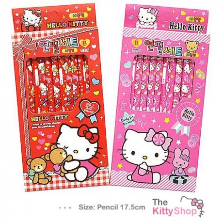 Hello Kitty Pencil Set (10ea)