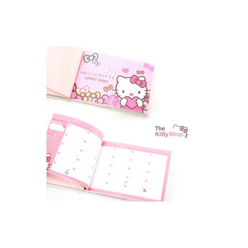 Hello Kitty PVC cover planner (Face) - The Kitty Shop